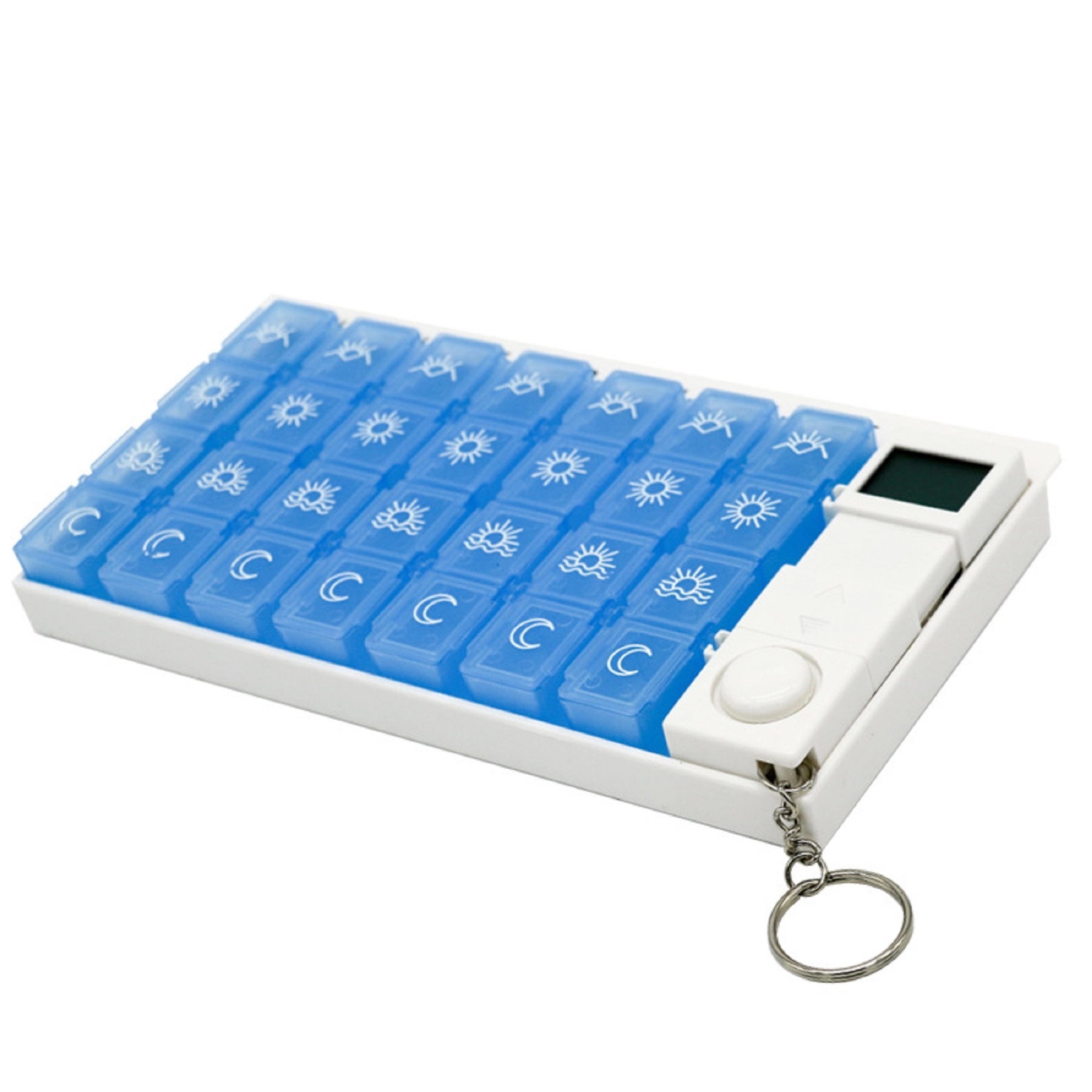 28 Grid 7 Day Pill Box with Alarm Clock 6