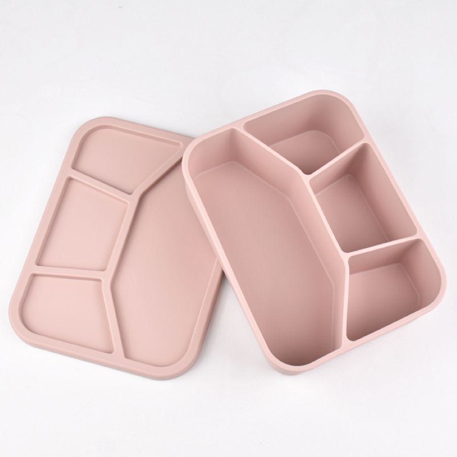 Silicone Four Compartment Lunch Box 2