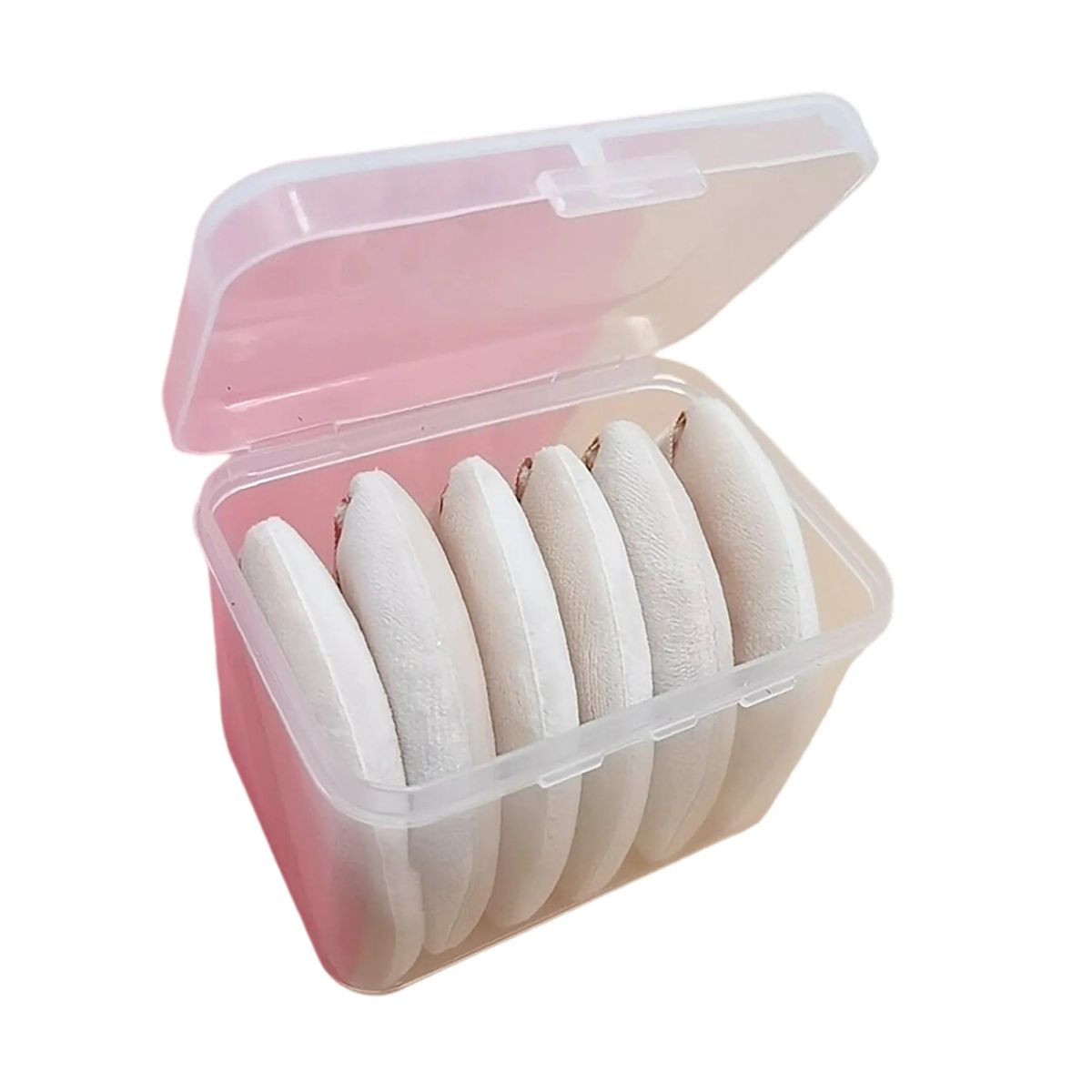 6Pcs Triangle Powder Puffs Customizable with Logo 6