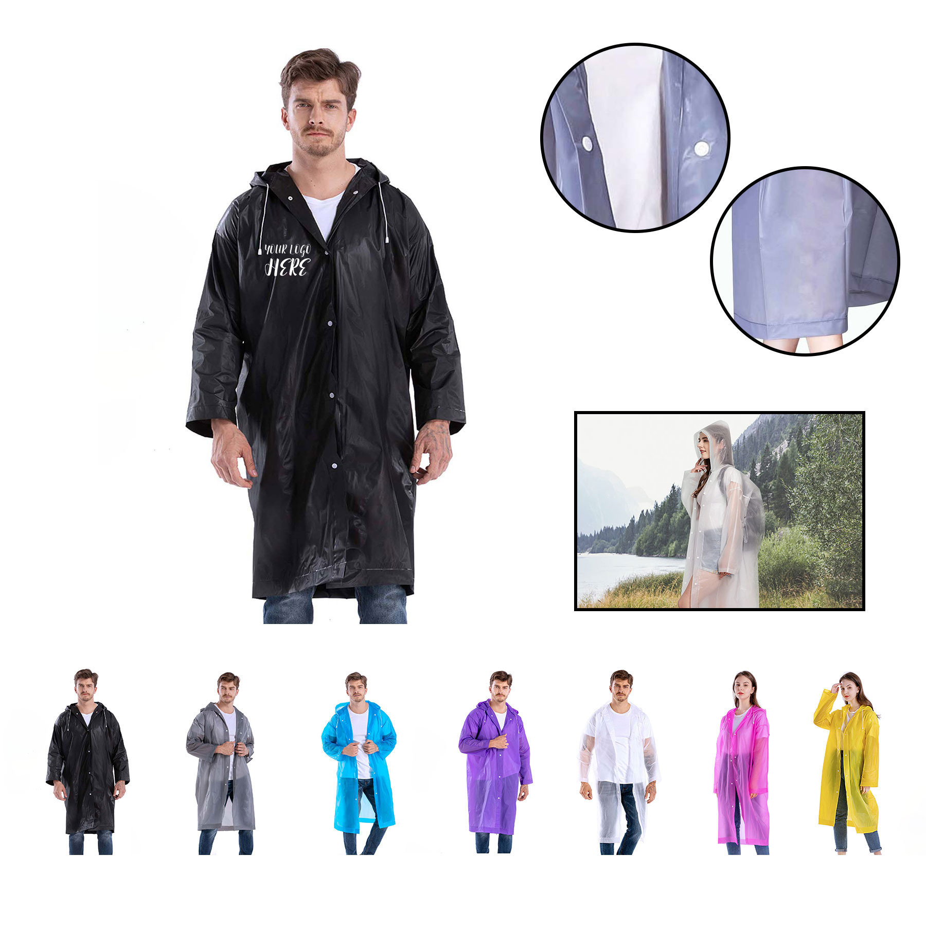 Reusable Ponchos With Long Sleeve 2