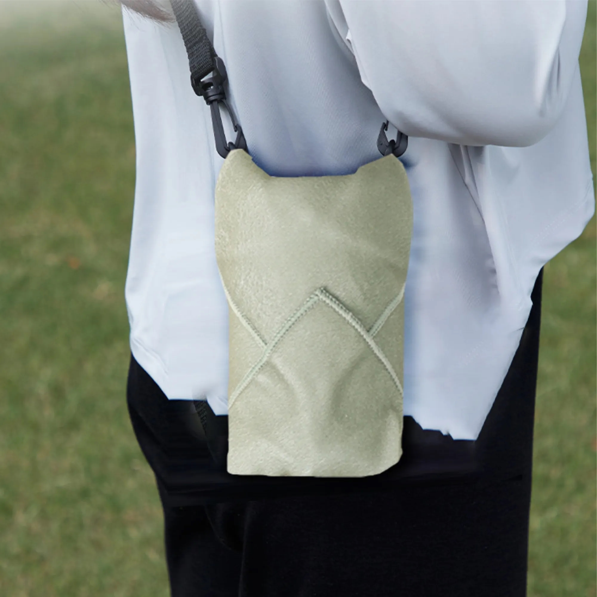 Self Adhesive Cloth Pouch For Camera Microfiber Lens Wrap 2