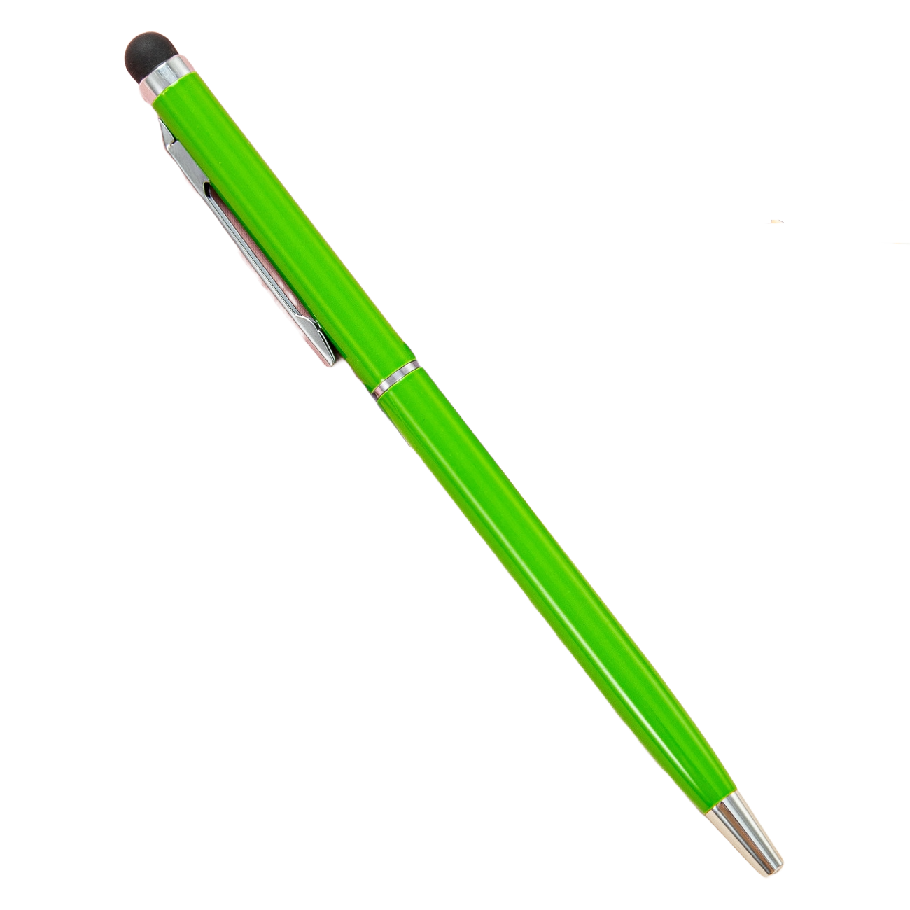 Twist Action Metal Ballpoint Pen W/ Stylus 11
