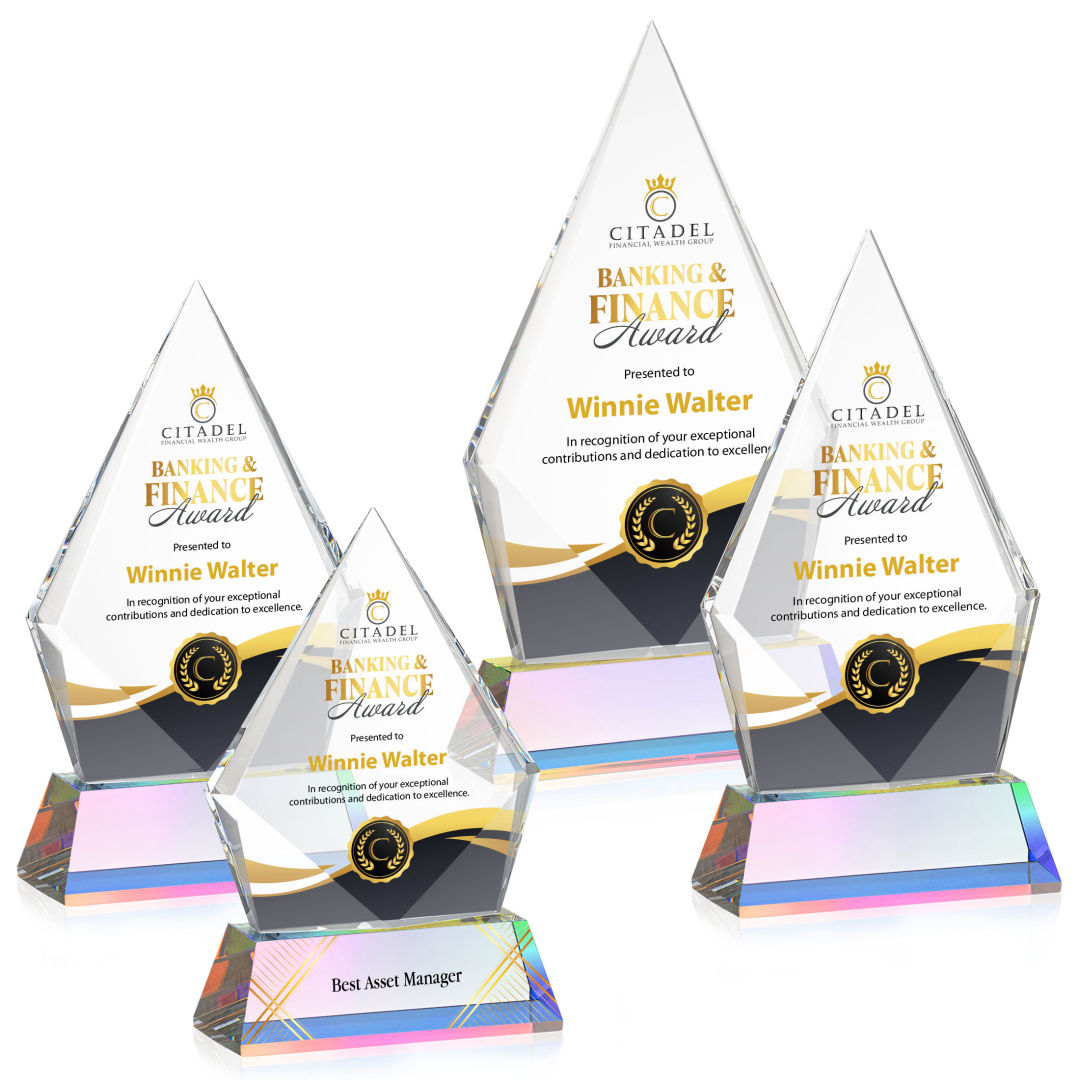 Shelton VividPrint™ Award on Newhaven Base - Prismatic