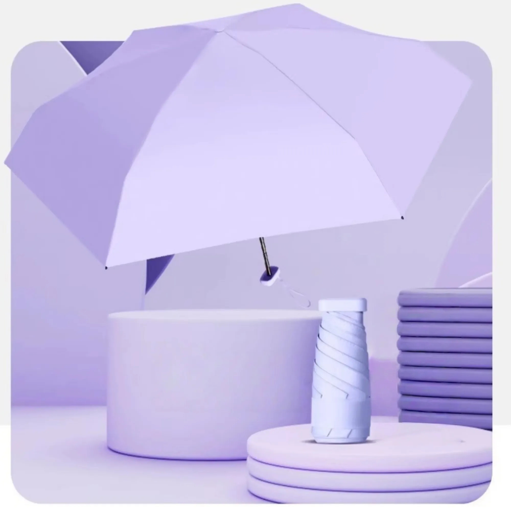Mini Pocket Umbrella With Case 6