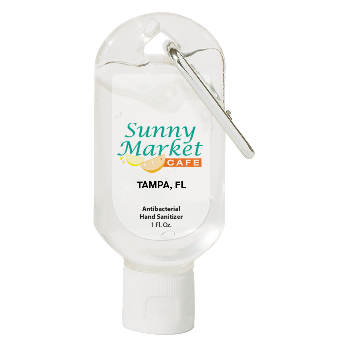 1 Oz. Hand Sanitizer With Carabiner 18