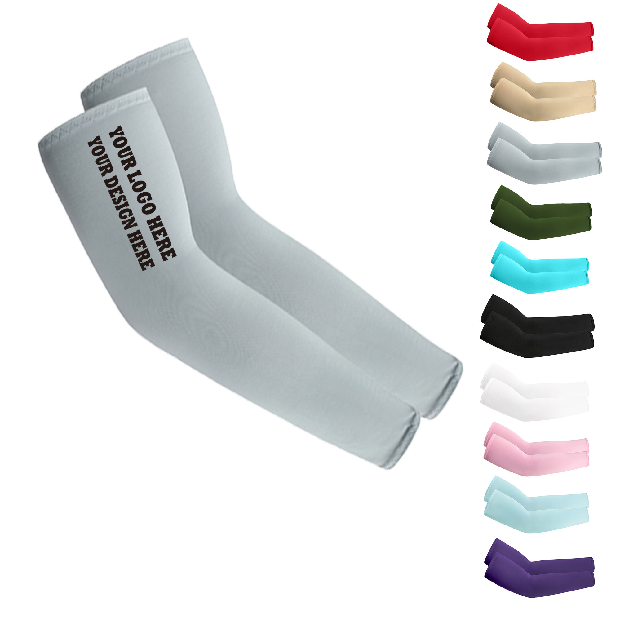 Cooling Sun Protection Ice Silk Arm Sleeves 2