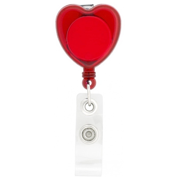 Heart Retractable Badge Holder 7