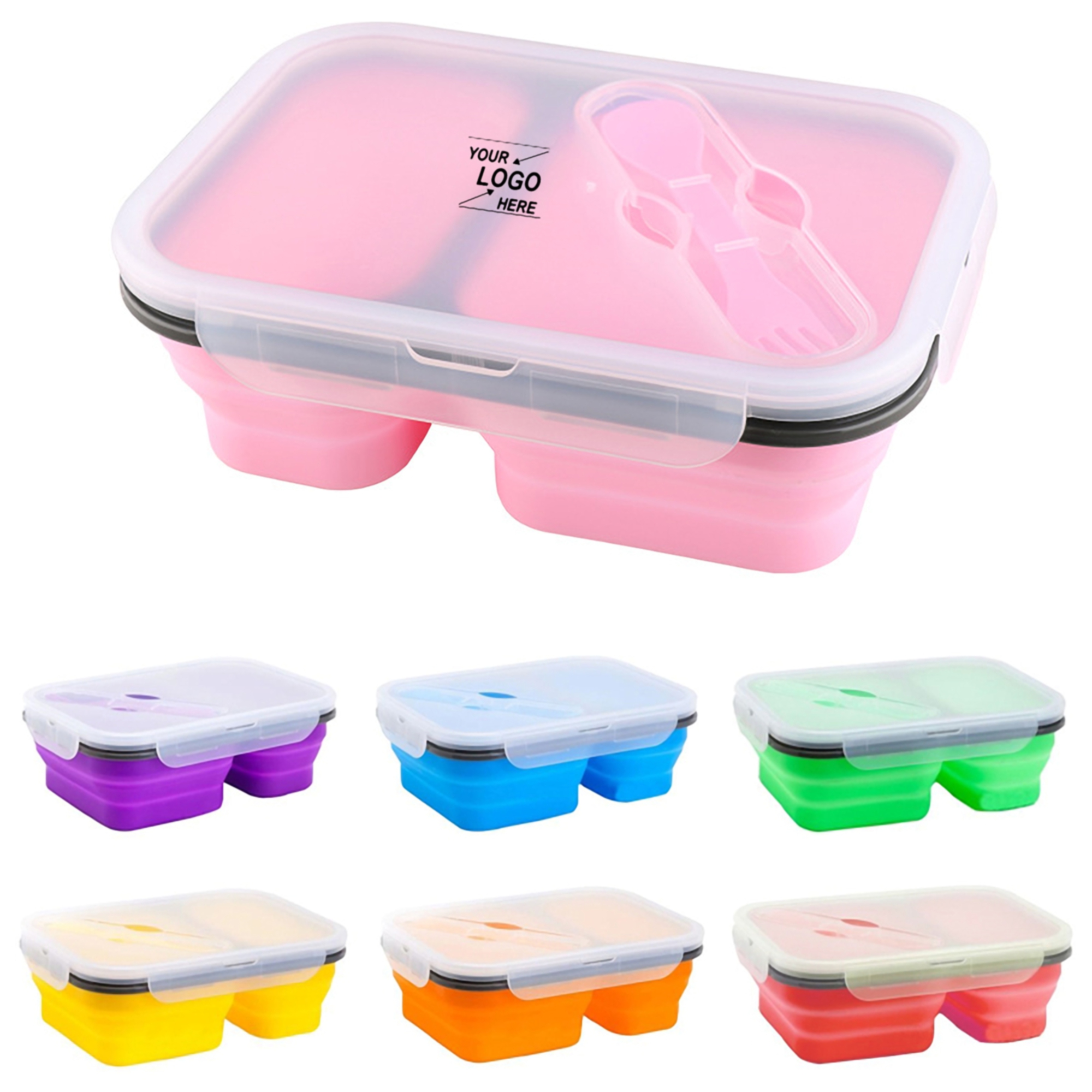 Collapsible Silicone Lunch Container 4