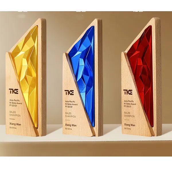Exclusive Crystal Wooden Award 7