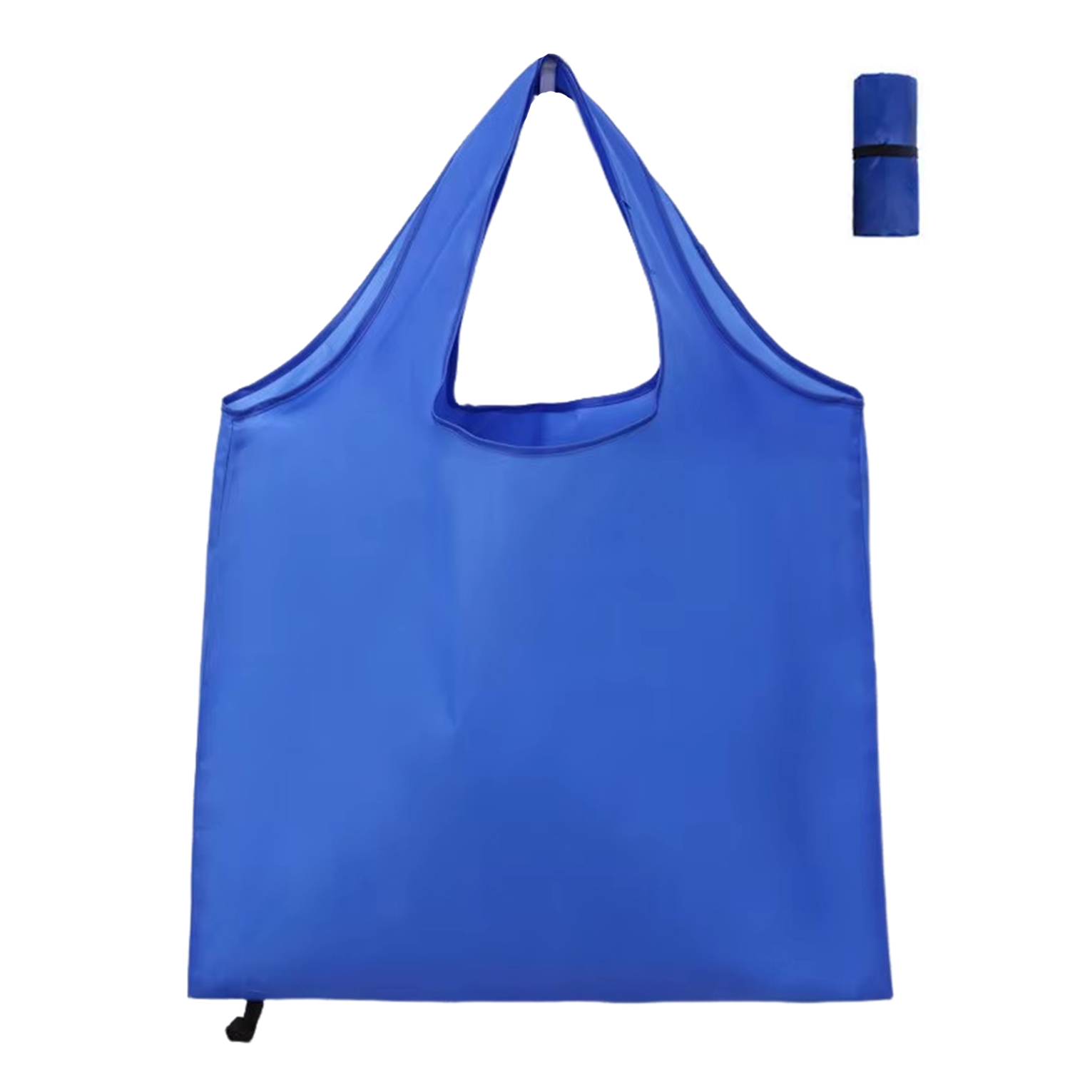 210T Foldable Polyester Tote Bag with Pouch 4