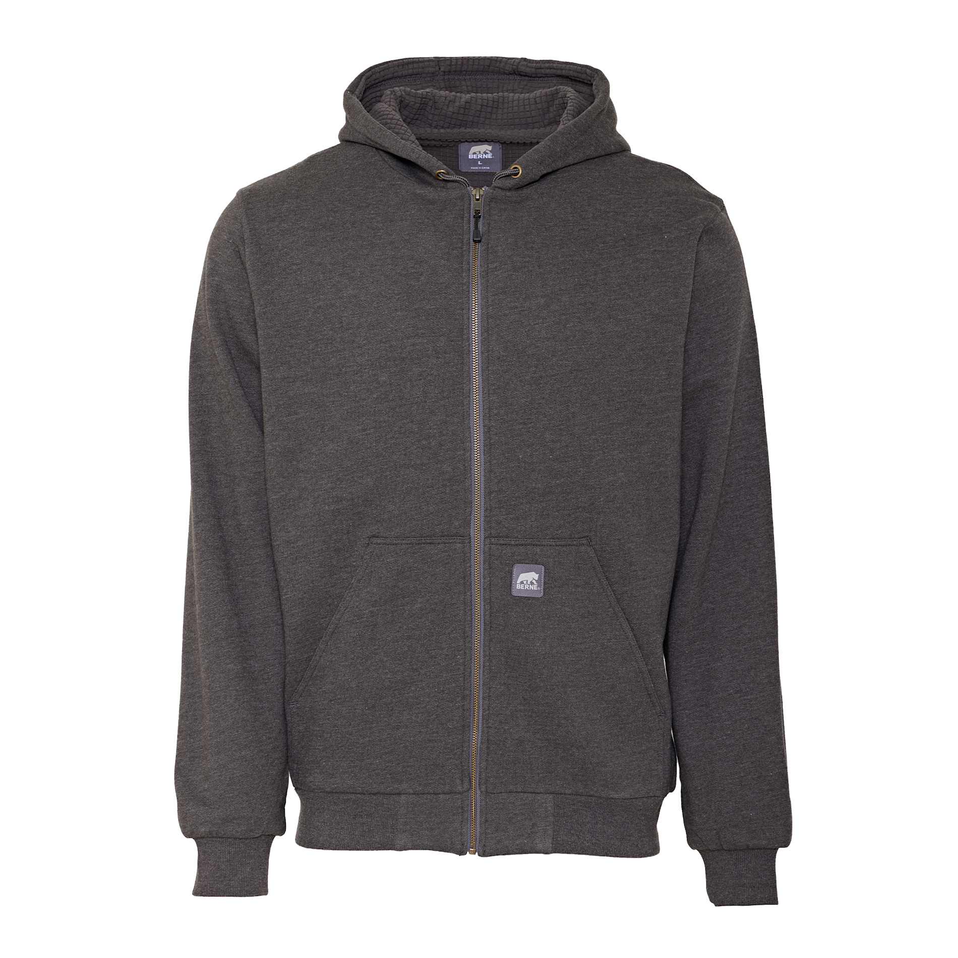 Berne Heritage Grid Fleece-Lined Zip Sweatshirt - Men's 83