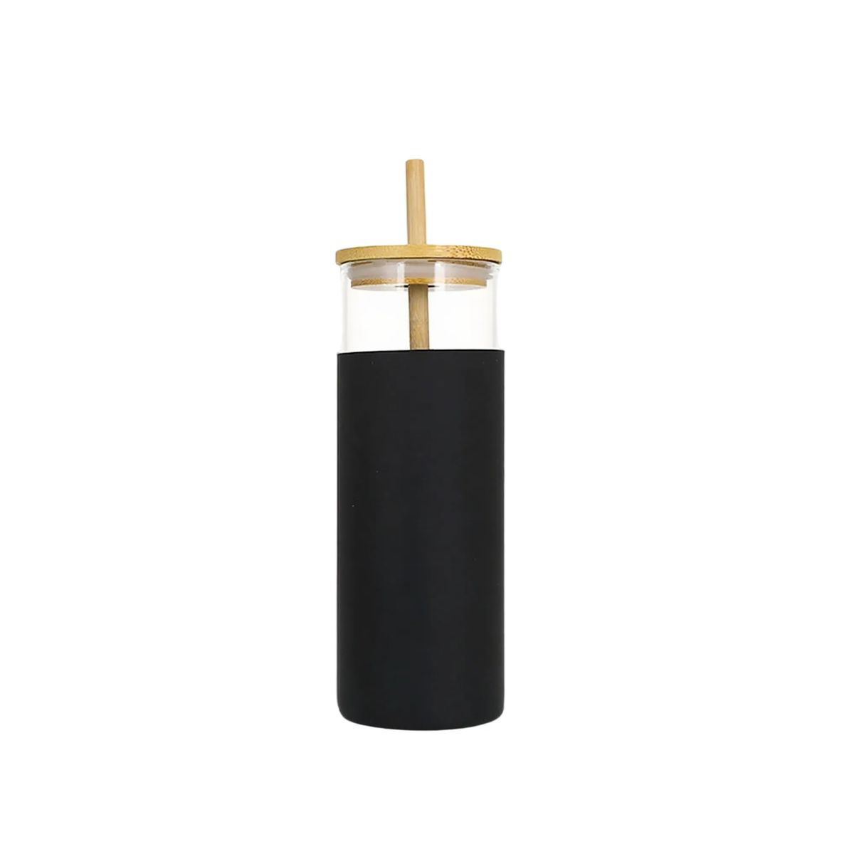 Reusable Glass Bottle with Silicone Sleeve 4