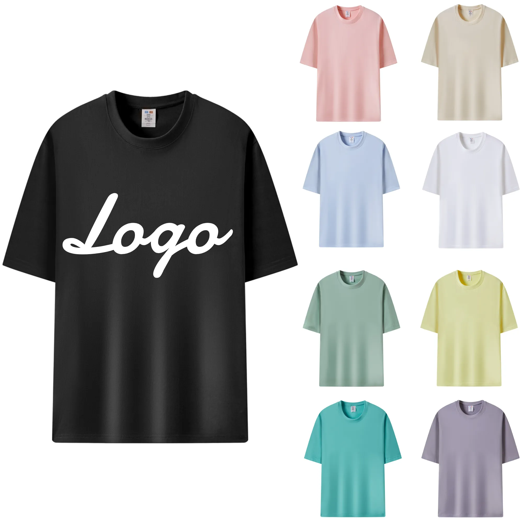 Casual Round Neck Colorful Printed Tshirt