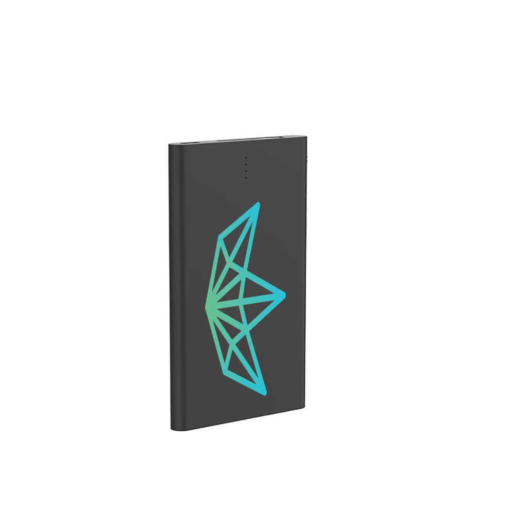 4000mAh Credit Card Power Bank with Built-In Type-C & 8-Pin Adapters for iPhone 11