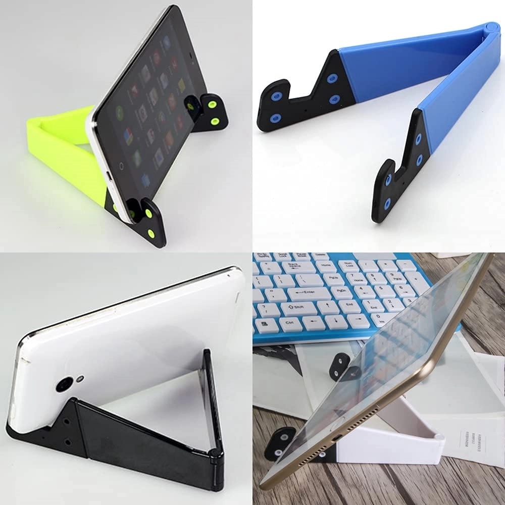 V-Shaped Foldable Smart Phone Tablet Stand Holder 2