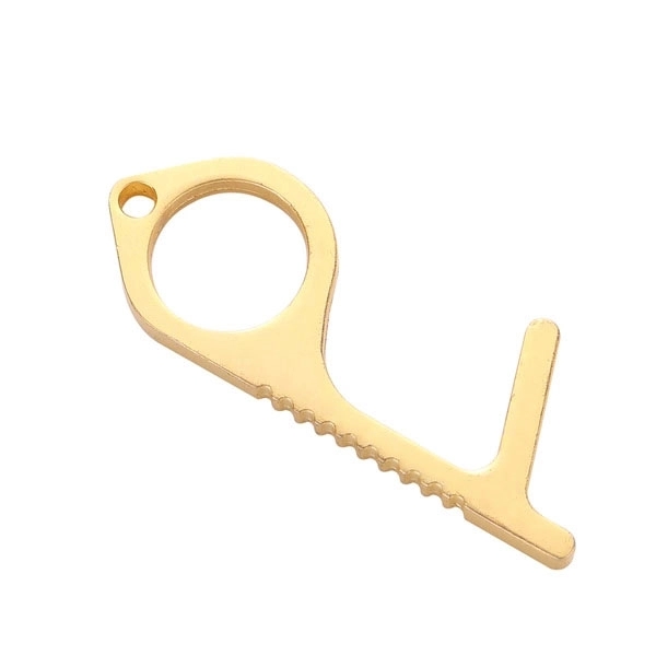 Portable Hygiene Hand Antimicrobial Brass EDC Door Opener 6