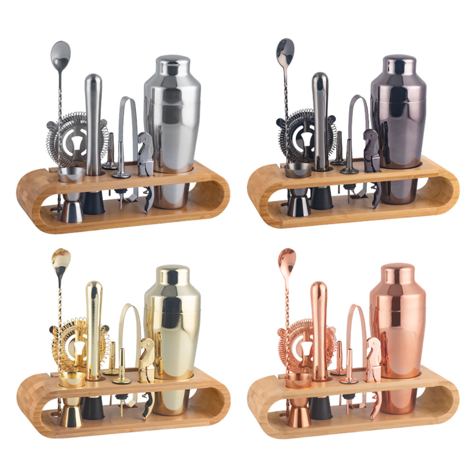 10 Pieces Cocktail Shaker Set 1