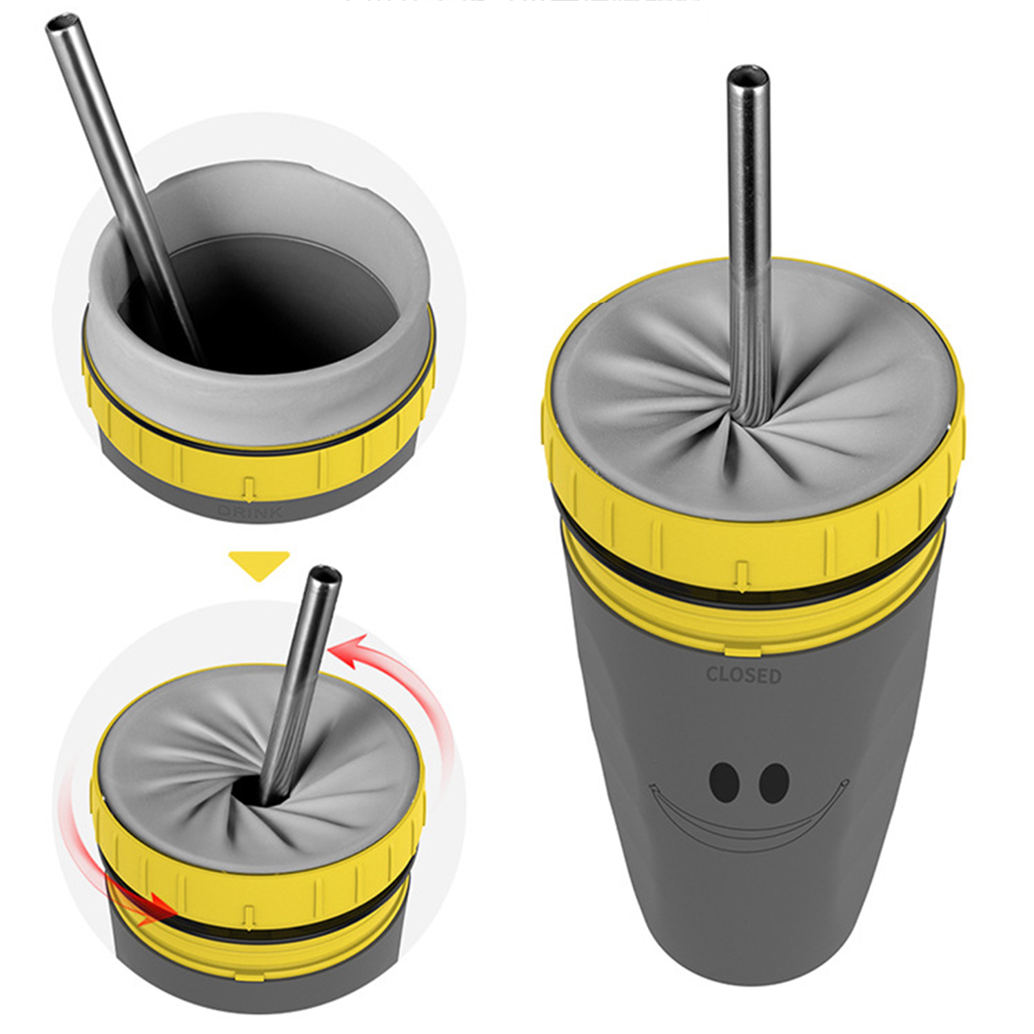 French style lidless twist cup 4