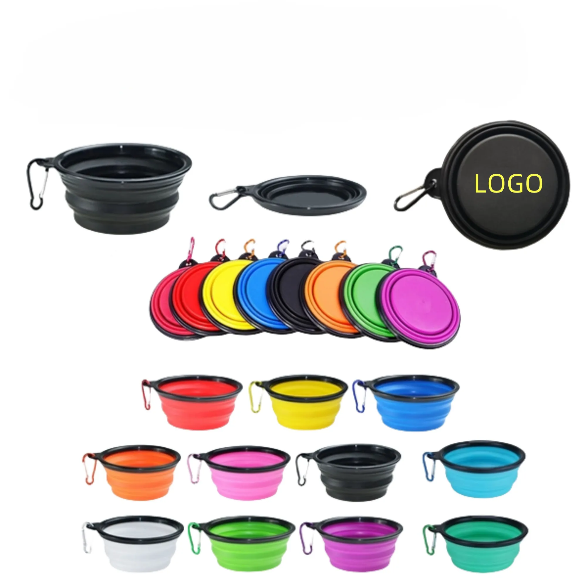 12oz Foldable Pet Dog Bowl