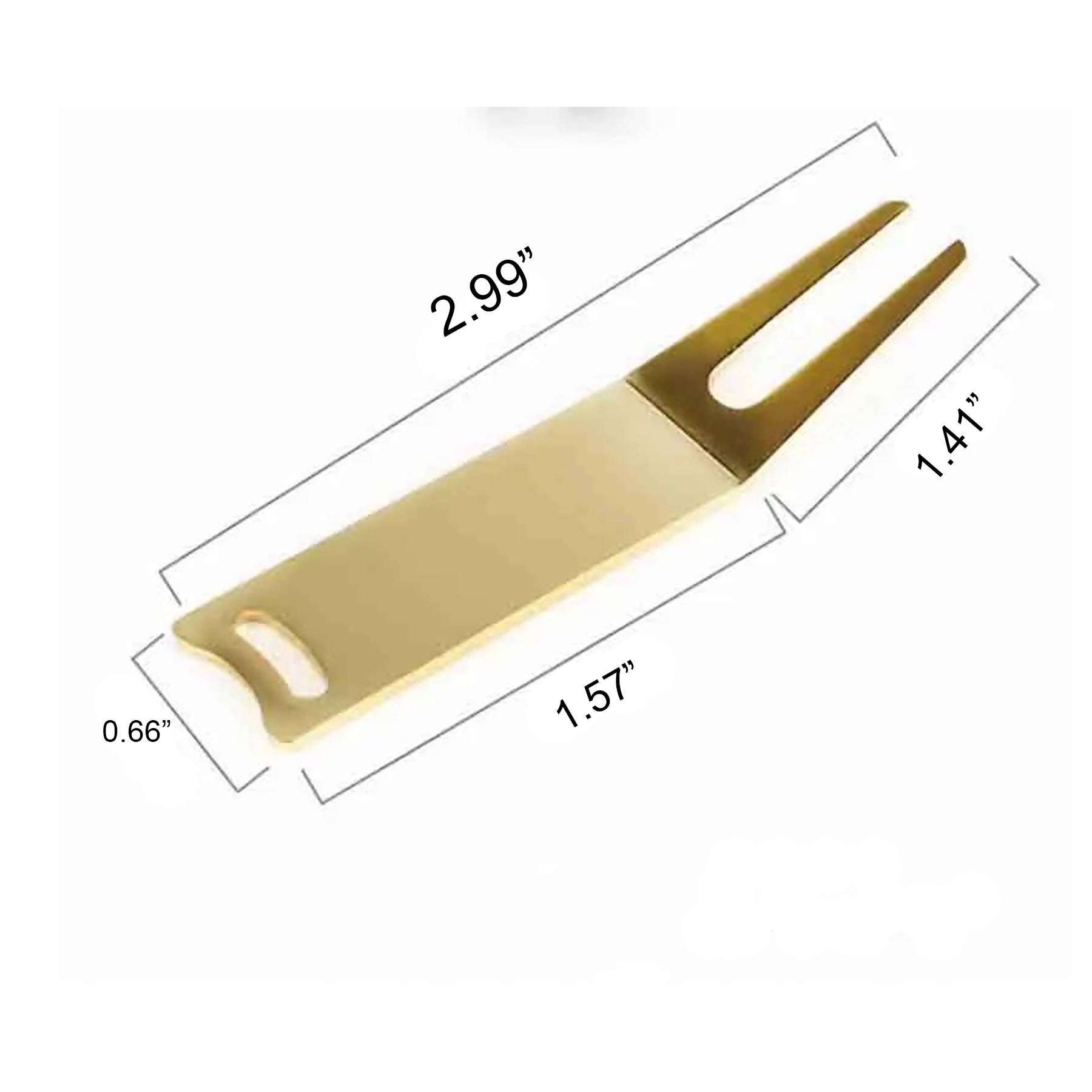 Metal golf green fork 7