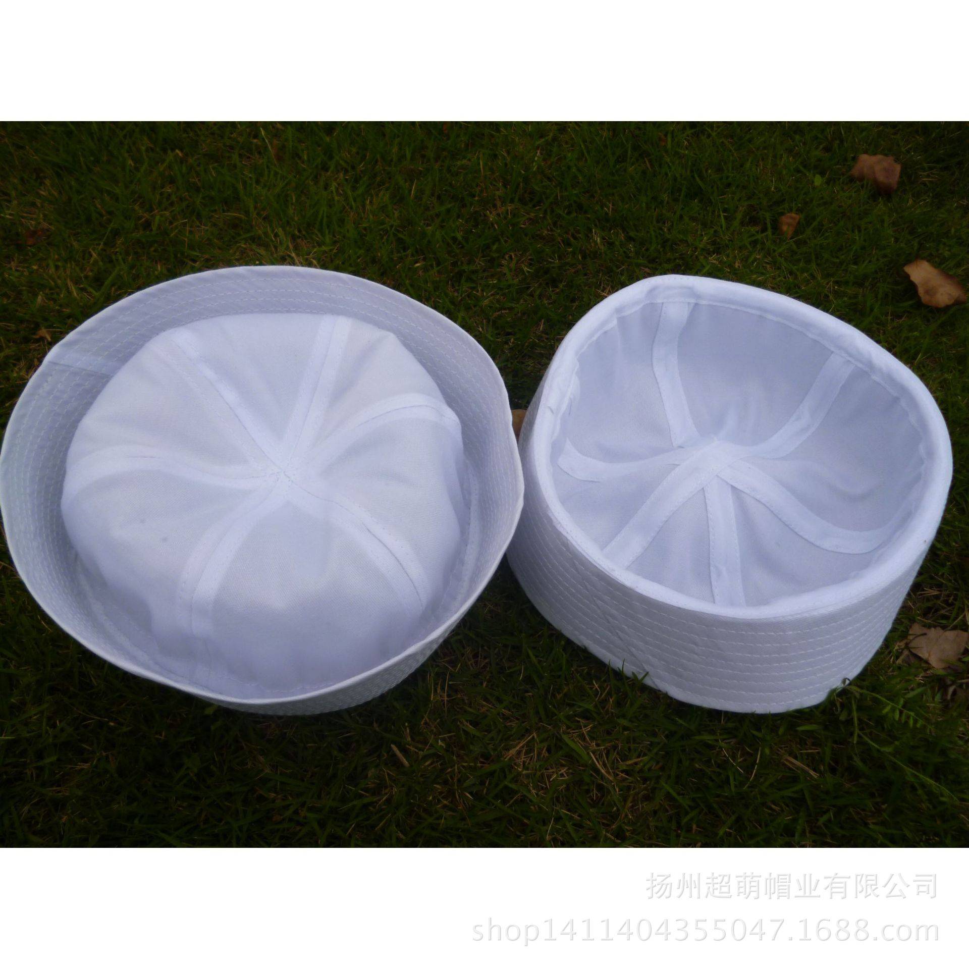 Polyester White Sailor Cap 2