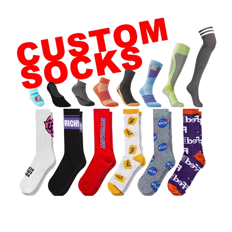 Custom Socks (Athletic, Crew, Tube, Ankle, Knee-high) 2