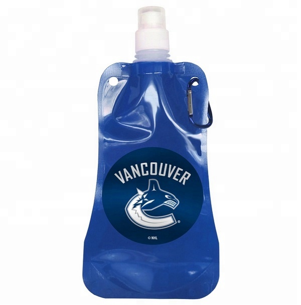 16oz. Foldable Plastic Water Bottles 2