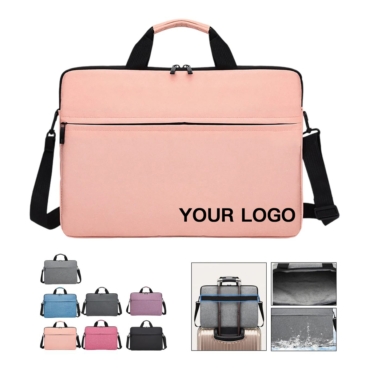 Laptop Travel Bag with Cross Body Strap and Sleeve 8