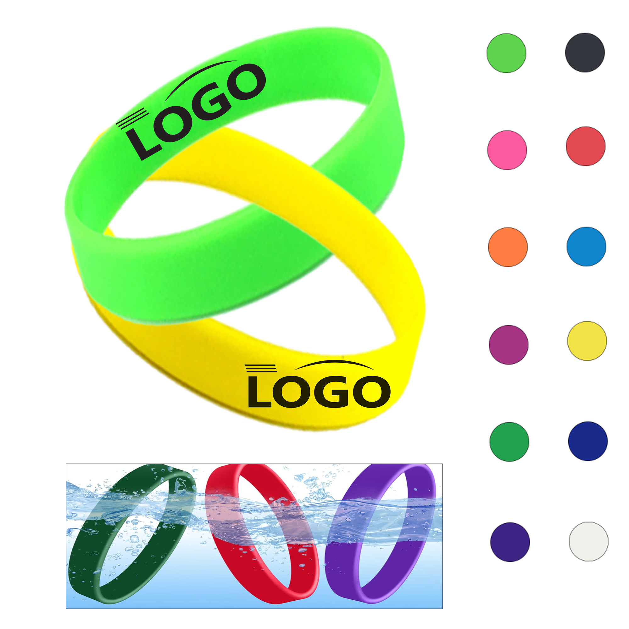 Soft and Skin Friendly Comfortable and Wear Resistant Silicone Wristband 4