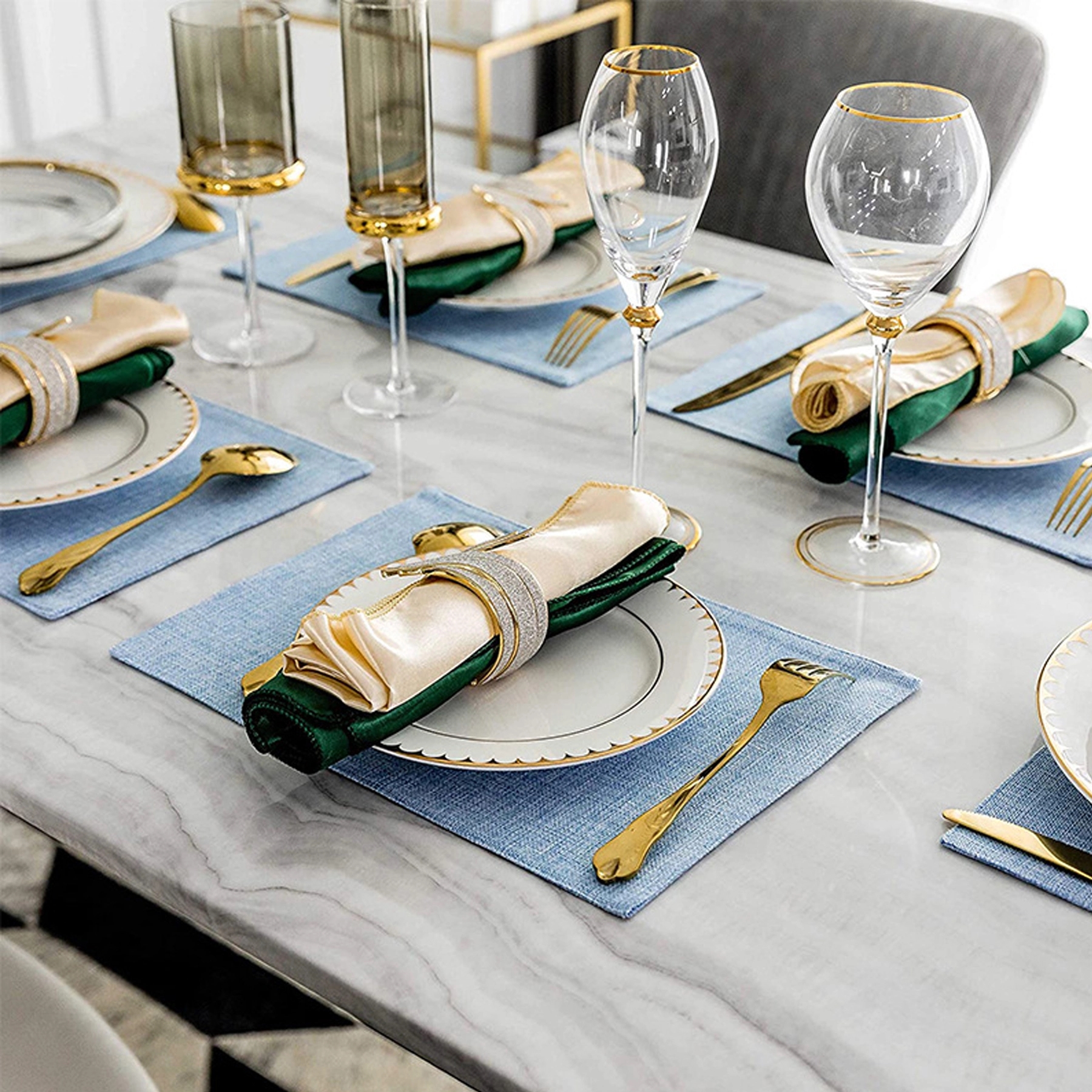 Double Layer Linen Placemat 5