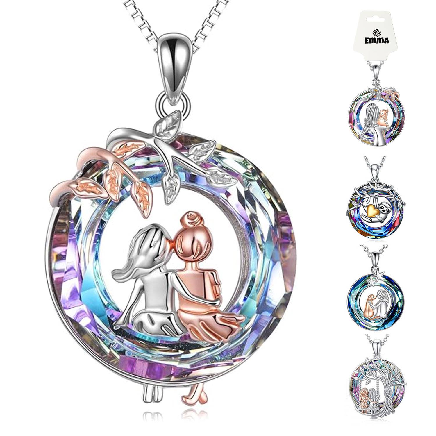 Dazzling crystal pendant necklace 2