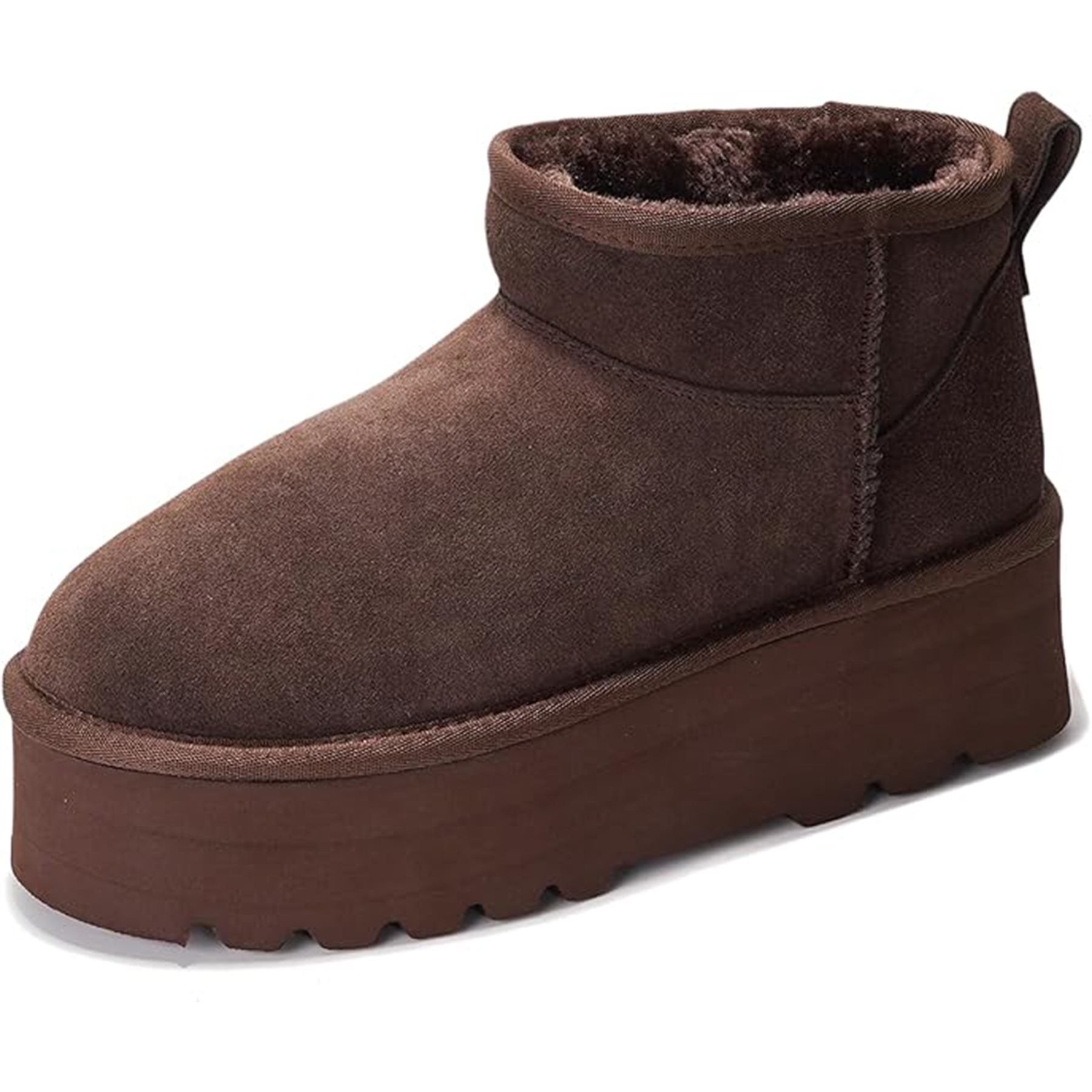 Wool Platform Snow Boots 2