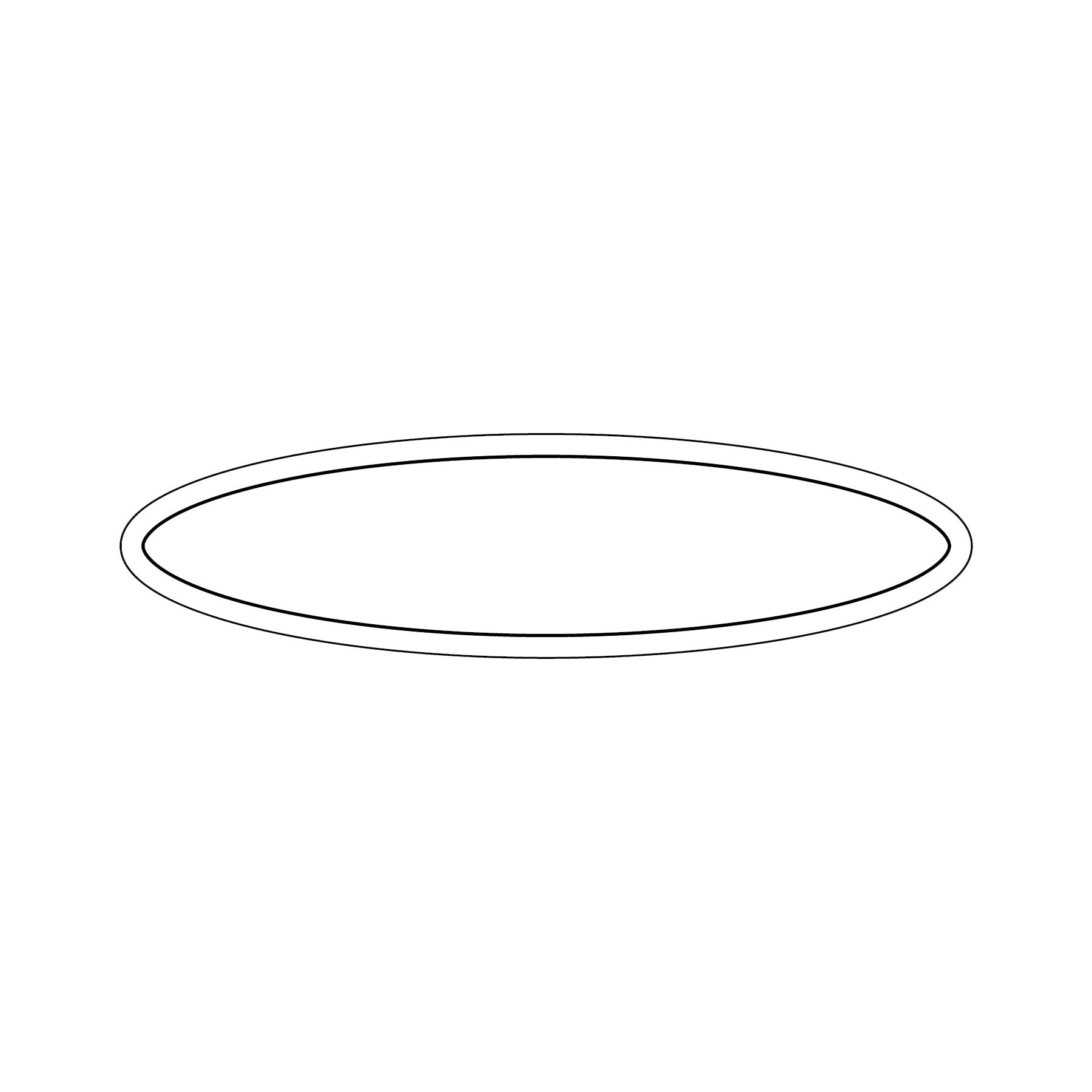 Oval 1.25" x 4.75" NoteKeeper™ Magnet 20 Mil 1