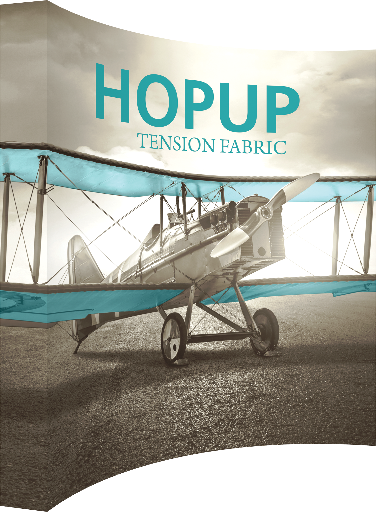 Hopup 10ft. Full Height Curved Display Fitted Graphic 2