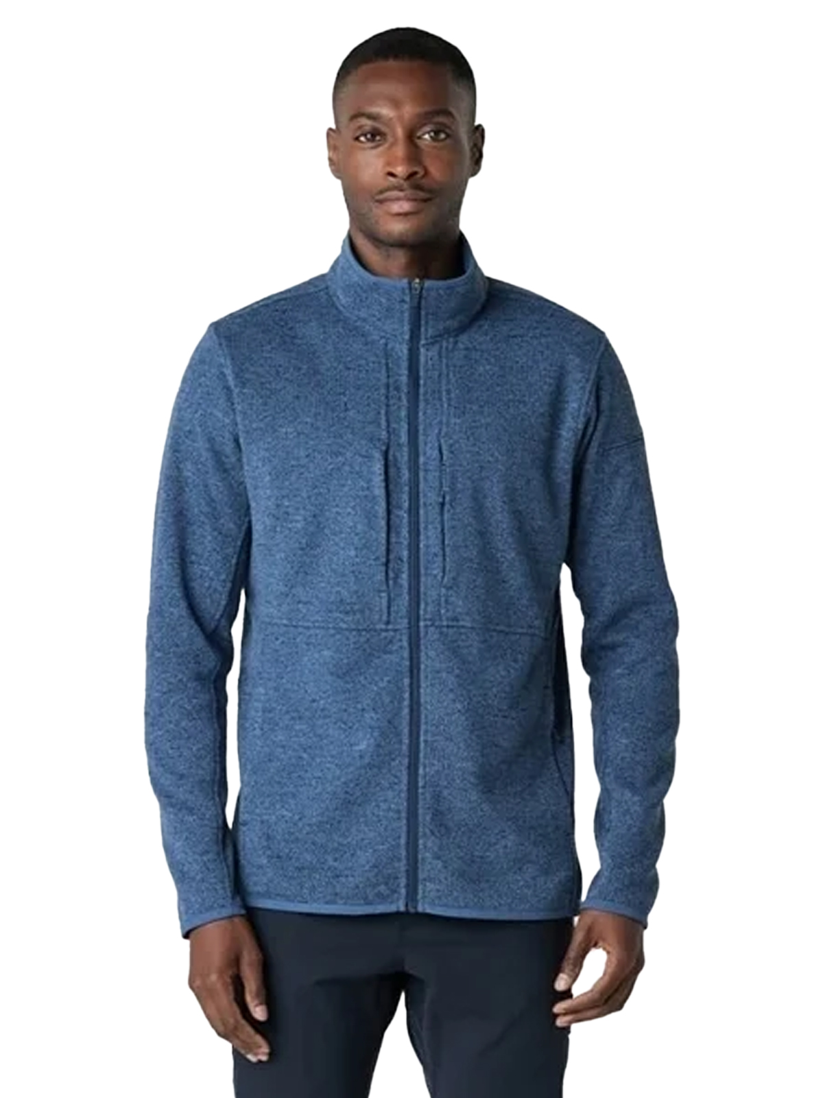 Medelita Scrubs - Men's 4-Pocket Strata Fleece Jacket 5