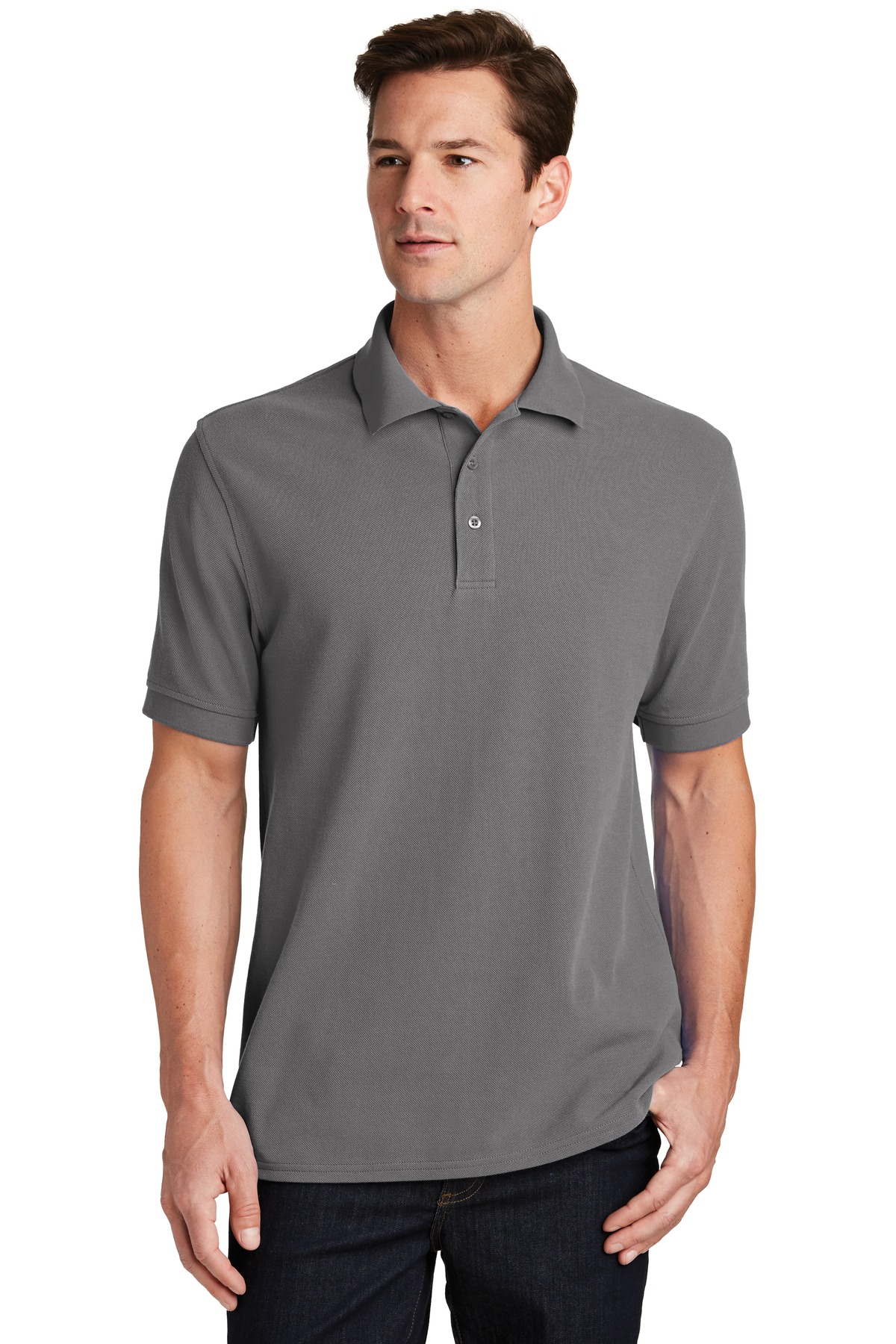 Port & Co Combed Ring Spun Pique Polo. KP1500 22