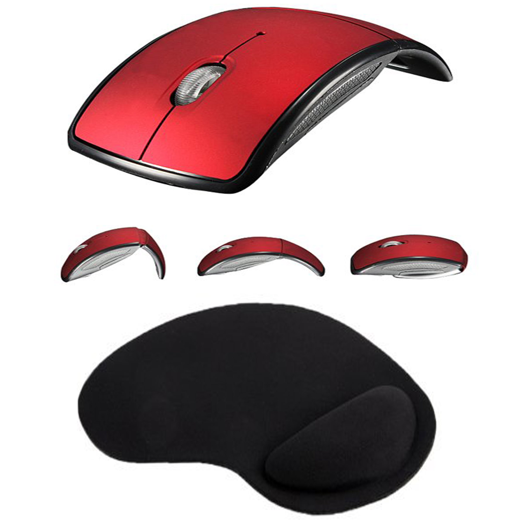 iBank® 2.4GHz Wireless Mouse + Wrist Rest Mouse Pad 2