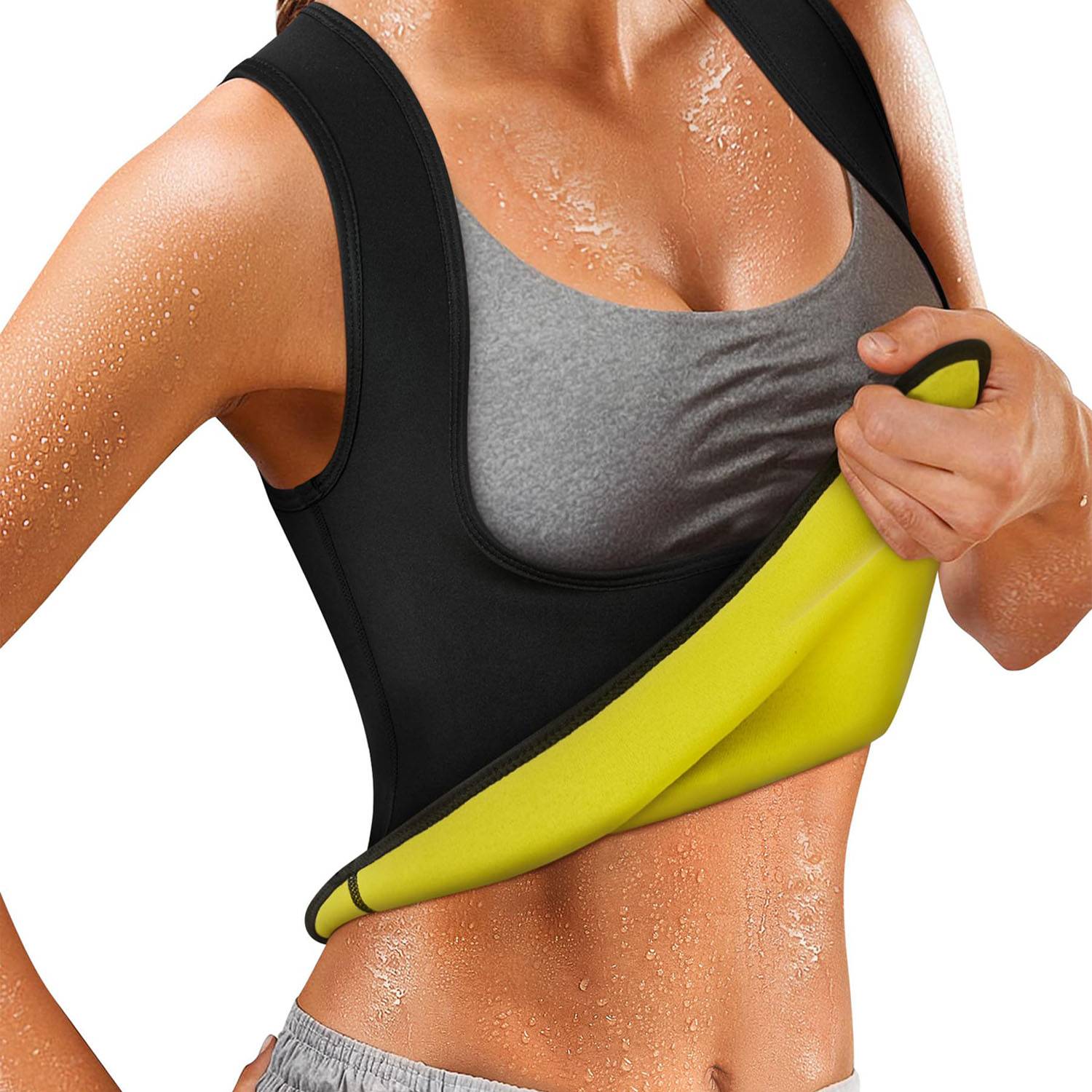 Women's Neoprene Slimming Tank Top for Workout 3