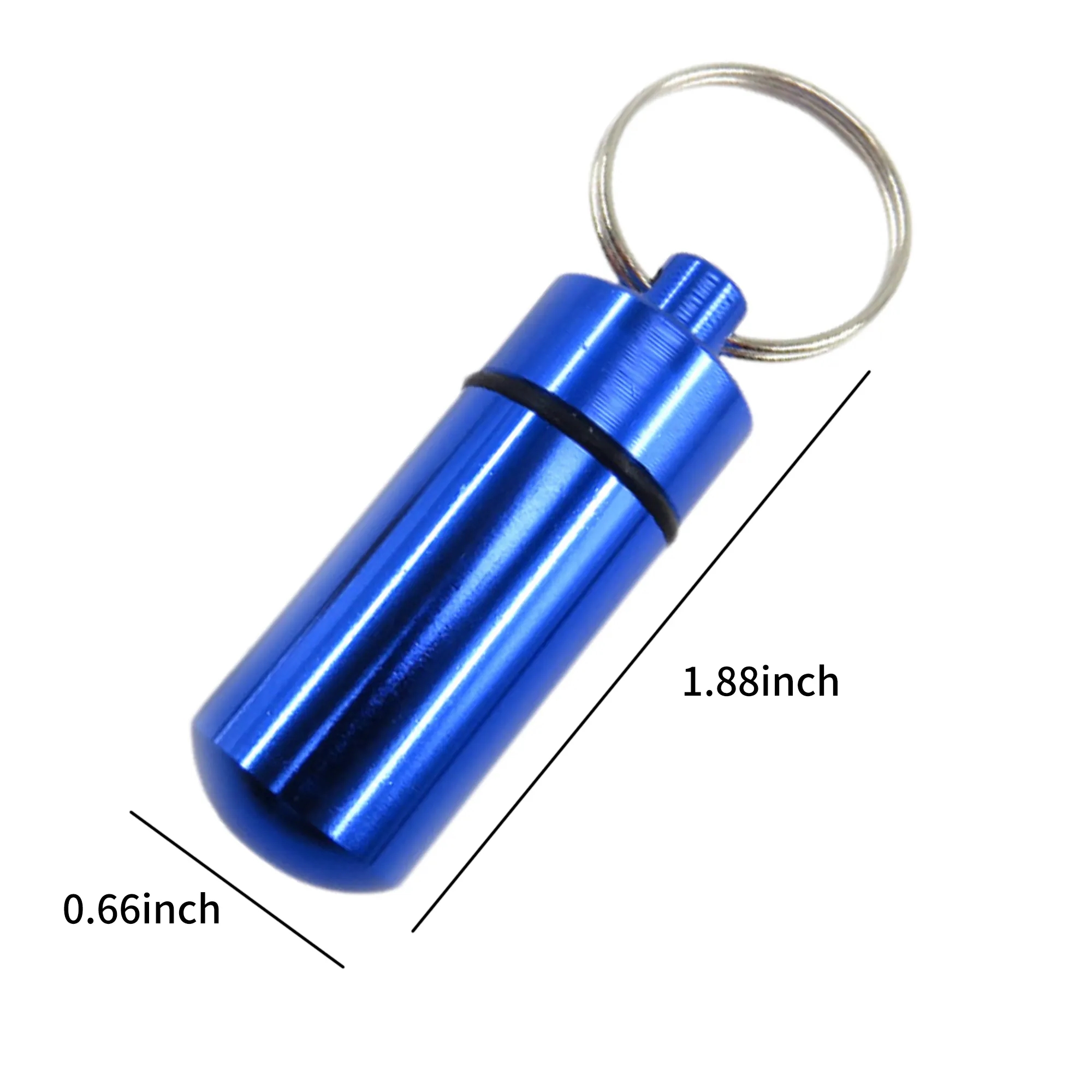 Mini Pill Holder Keychain Container 7