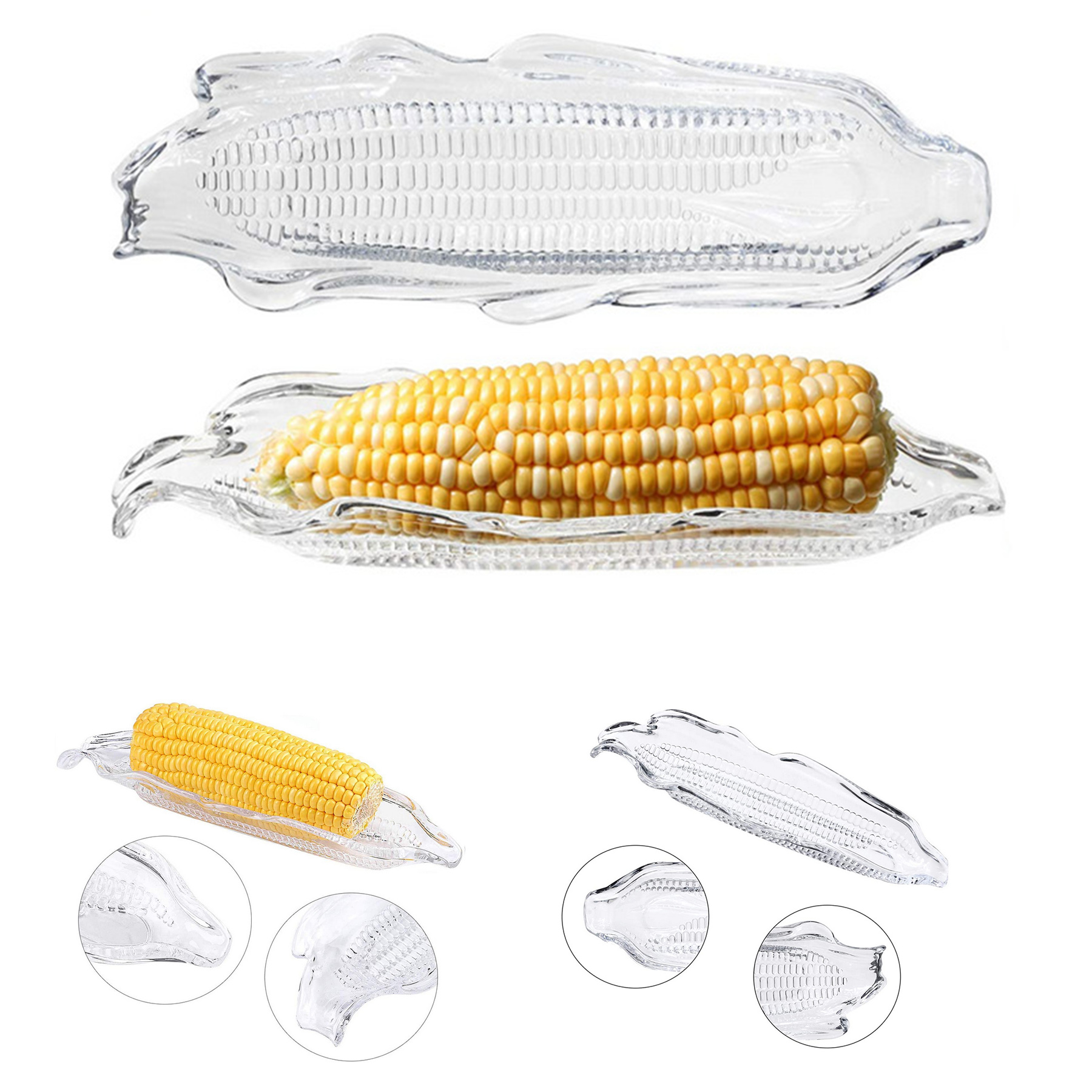 4 pcs Corn Dishes 2