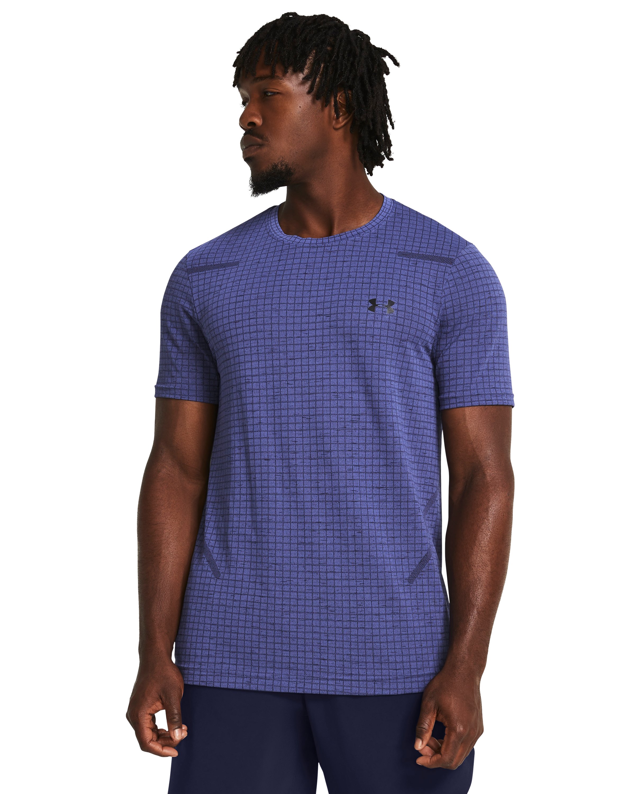 UA Seamless Grid Men's Short Sleeve 27