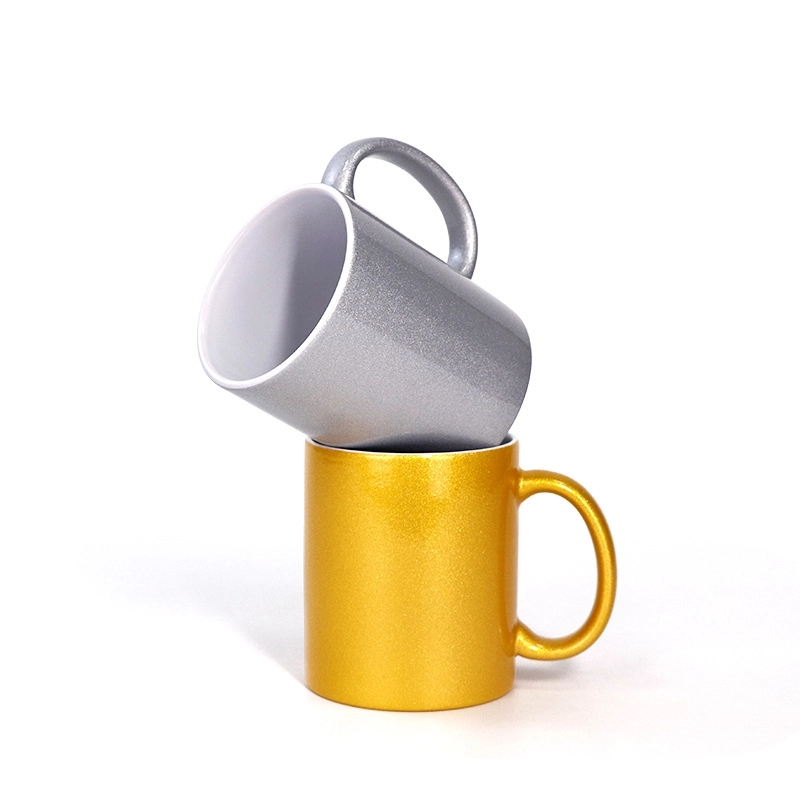 11 oz Full Color Sublimation Glossy Sparkly Ceramic Mug 6