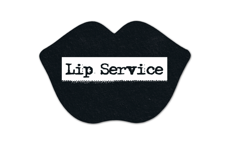 Lips Flat Tire Coaster