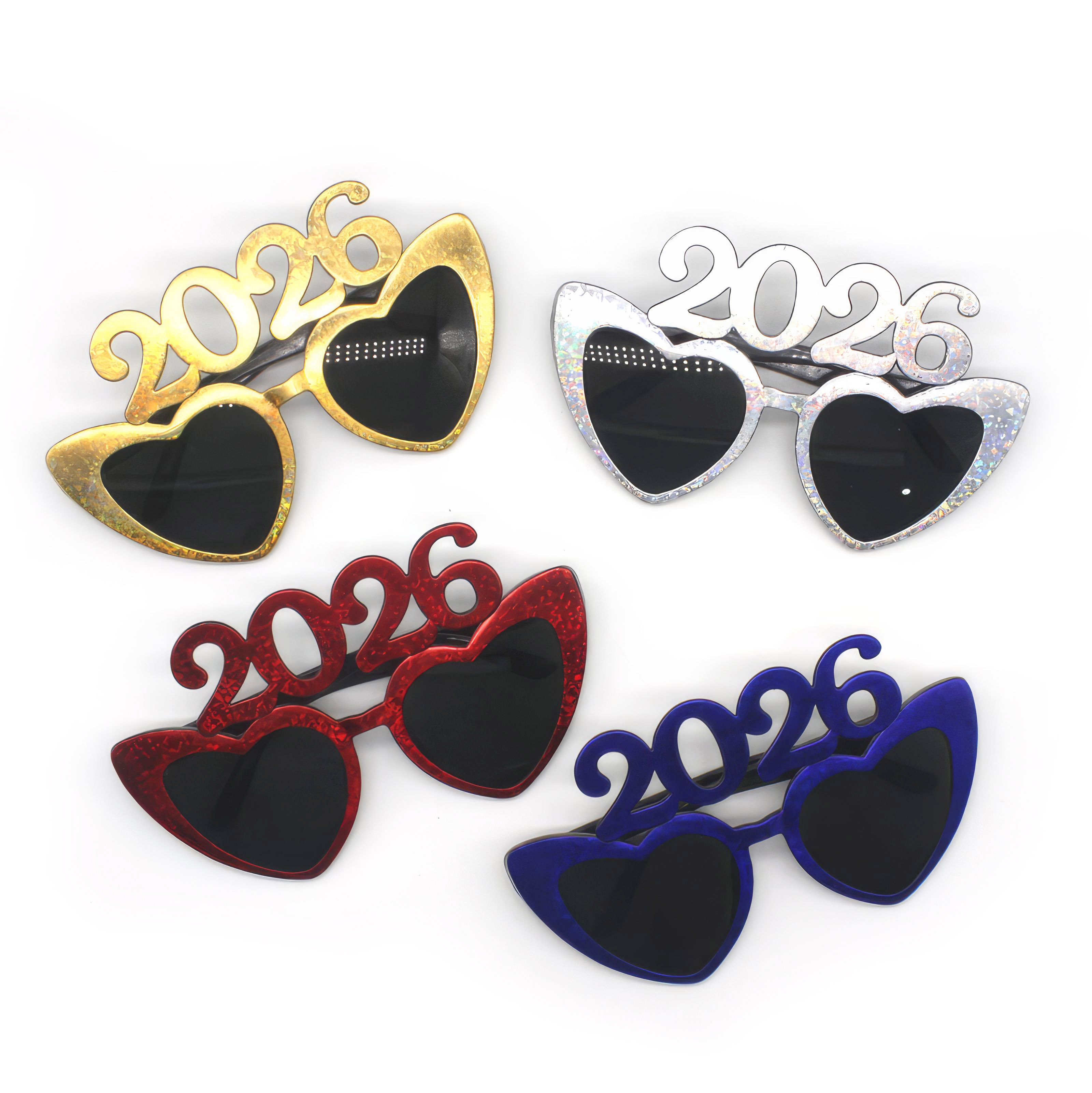 2026 Heart New Year Party Glasses 13