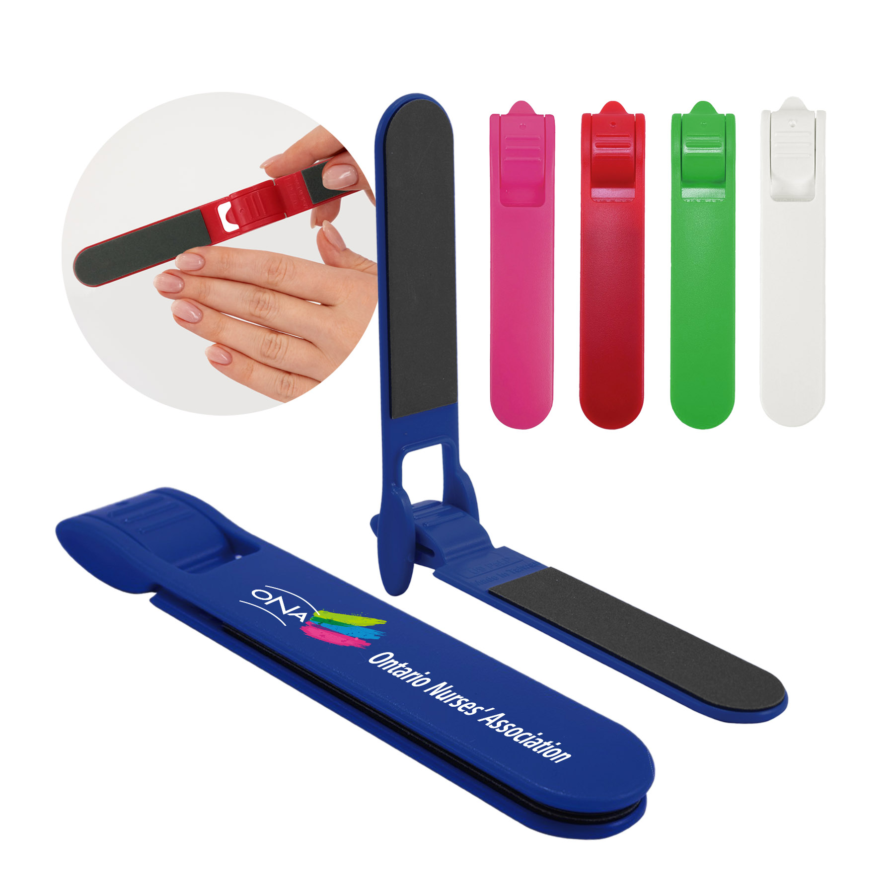 Folding Dual Sided Nail File 8