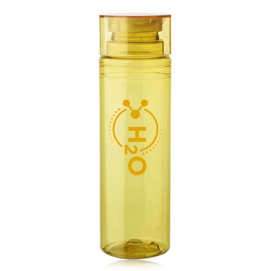 Cylindrical Plastic Water Bottles Single Wall  30 oz. 7