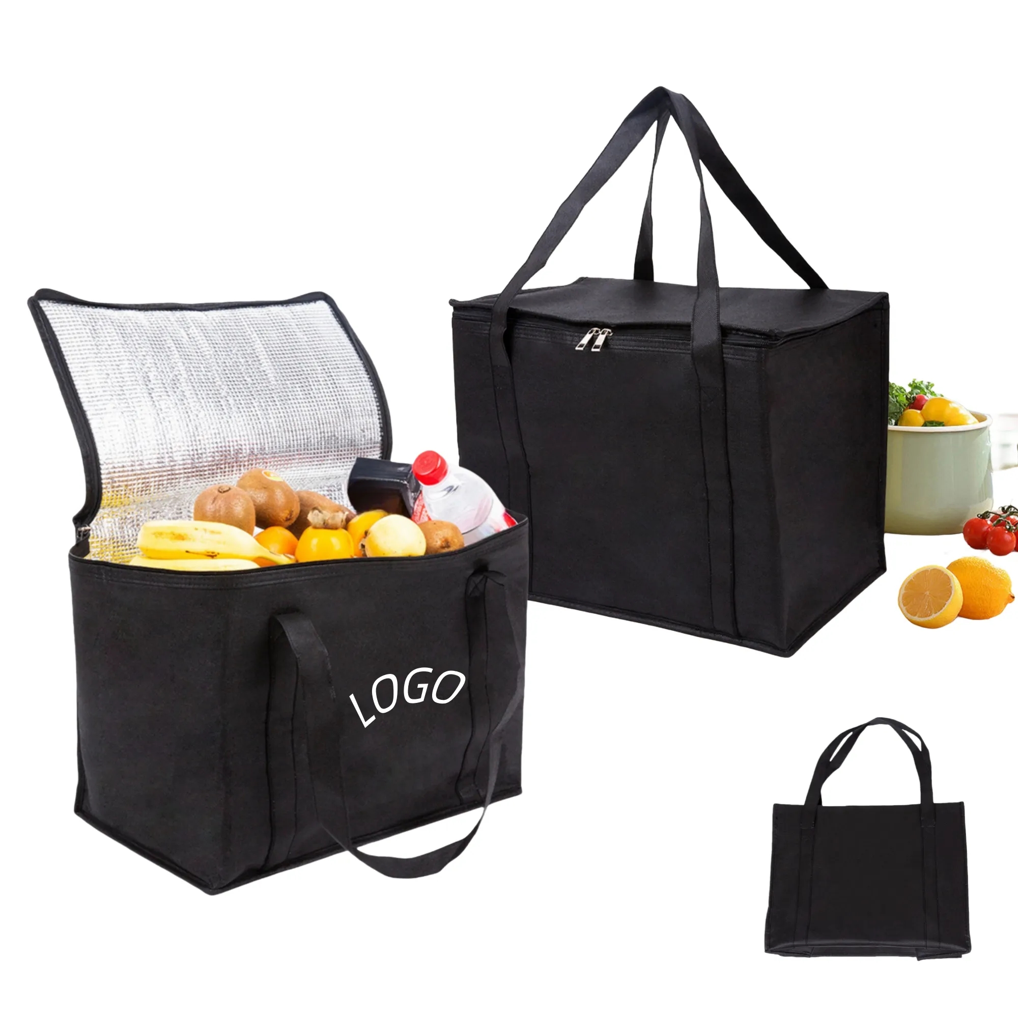 Large Capacity Reusable Insulated Grocery Bag 3