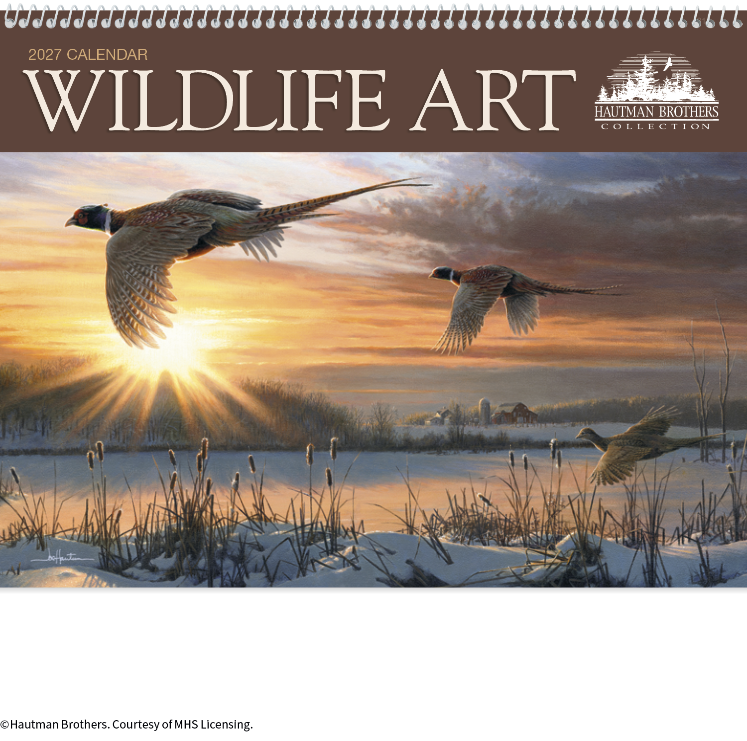 Triumph® Calendars Wildlife Art by the Hautman Brothers Calendar 12