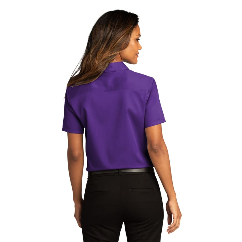 Port Authority Ladies Short Sleeve SuperPro React Twill Shirt. 61