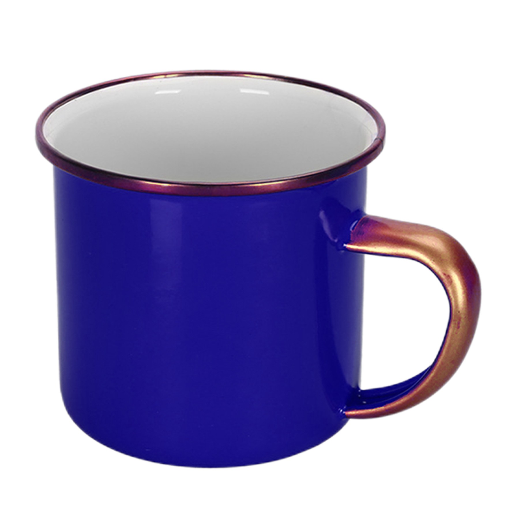 12 Oz Rimmed Enamel Campfire Mug 4